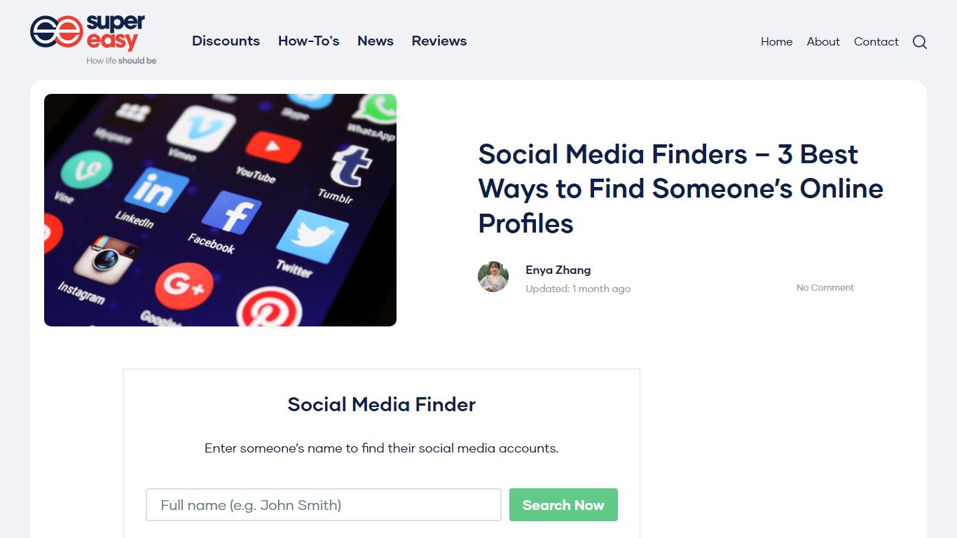 Social Media Finders - 3 Best Ways to Find Someone's Online Profiles