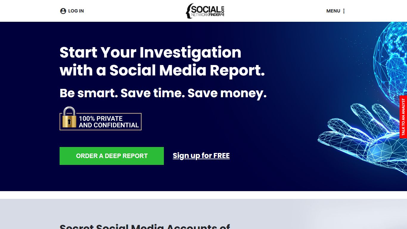 Social Network Finder: Find People | Track Online Footprints
